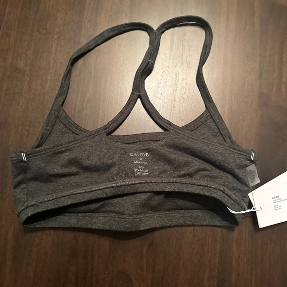 JW Calme NWT space dye ease cross back sports bra II XS HGR - Picture 8 of 10